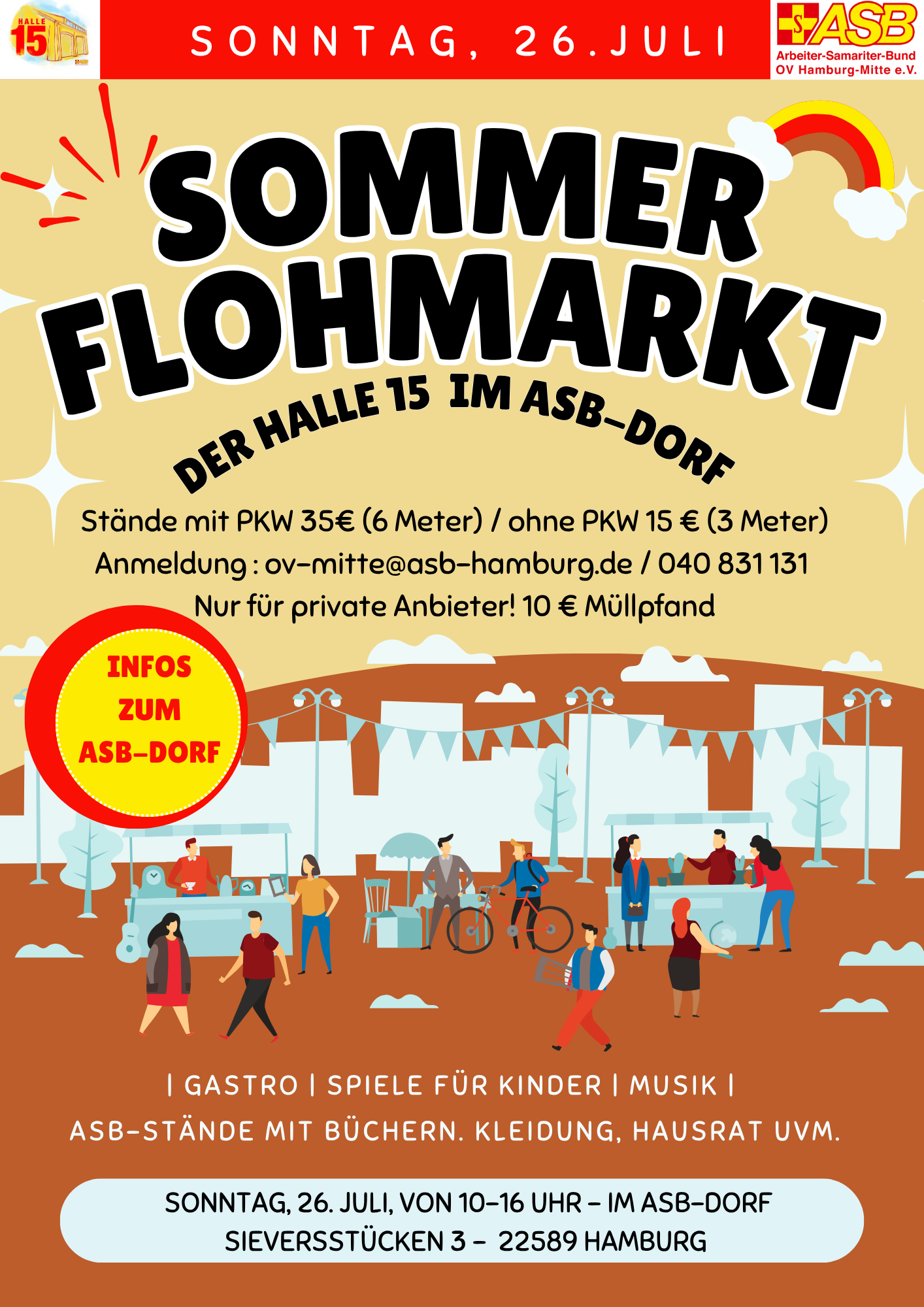 Sommerflohmarkt ASB Dorf 26.7.2026
